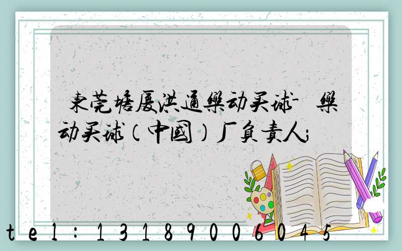 东莞塘厦洪通乐动买球-乐动买球（中国）厂负责人