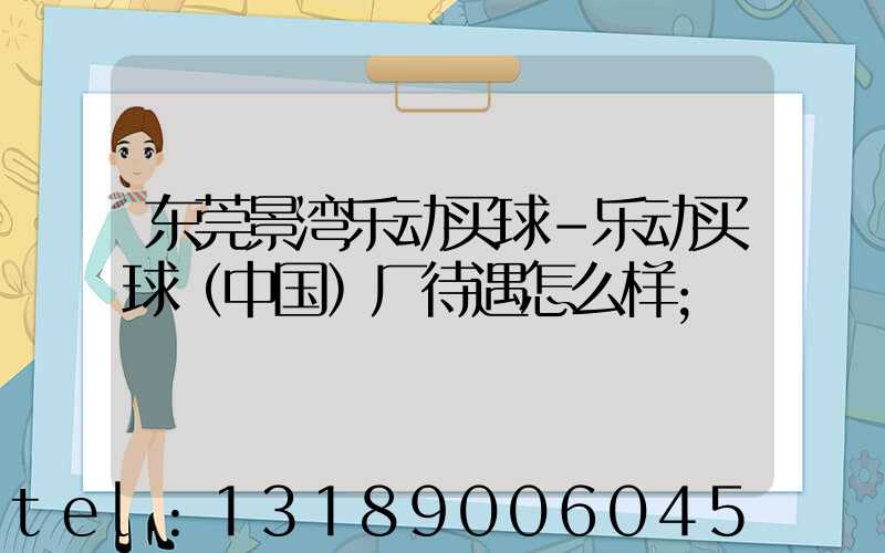 东莞景湾乐动买球-乐动买球（中国）厂待遇怎么样