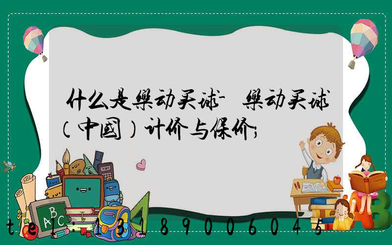 什么是乐动买球-乐动买球（中国）计价与保价