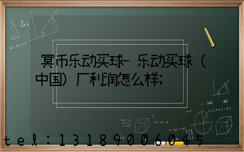冥币乐动买球-乐动买球（中国）厂利润怎么样
