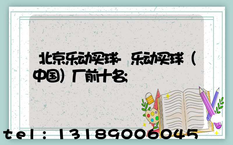 北京乐动买球-乐动买球（中国）厂前十名
