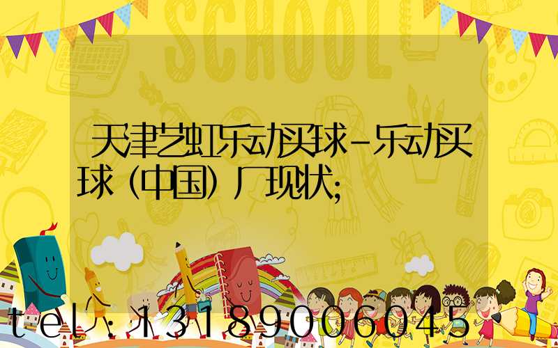 天津艺虹乐动买球-乐动买球（中国）厂现状