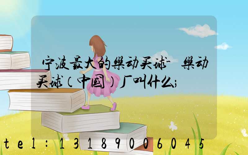 宁波最大的乐动买球-乐动买球（中国）厂叫什么