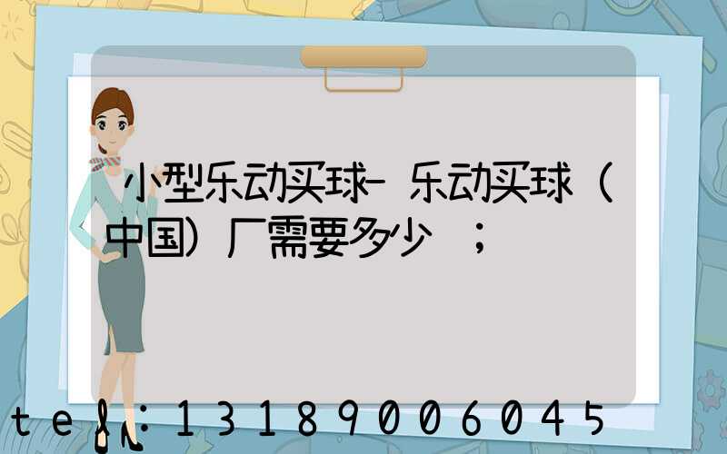 小型乐动买球-乐动买球（中国）厂需要多少钱