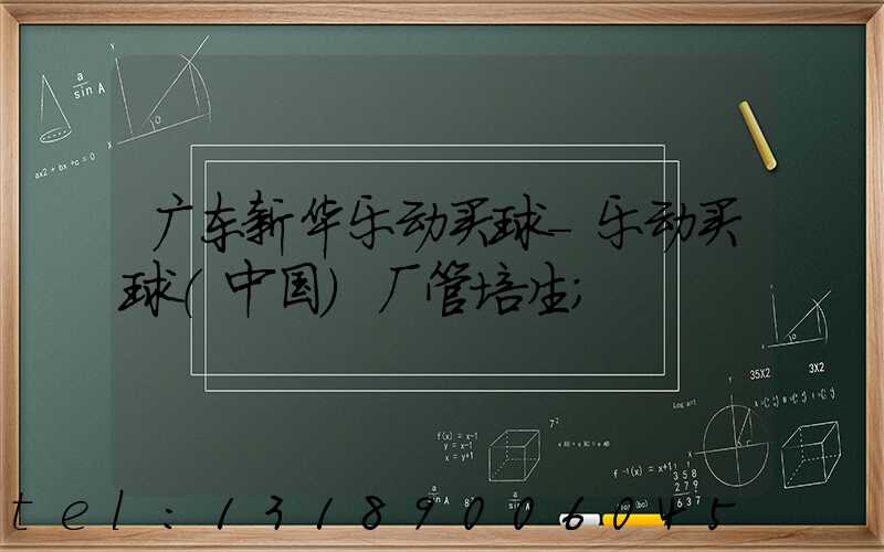 广东新华乐动买球-乐动买球（中国）厂管培生