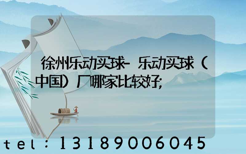 徐州乐动买球-乐动买球（中国）厂哪家比较好