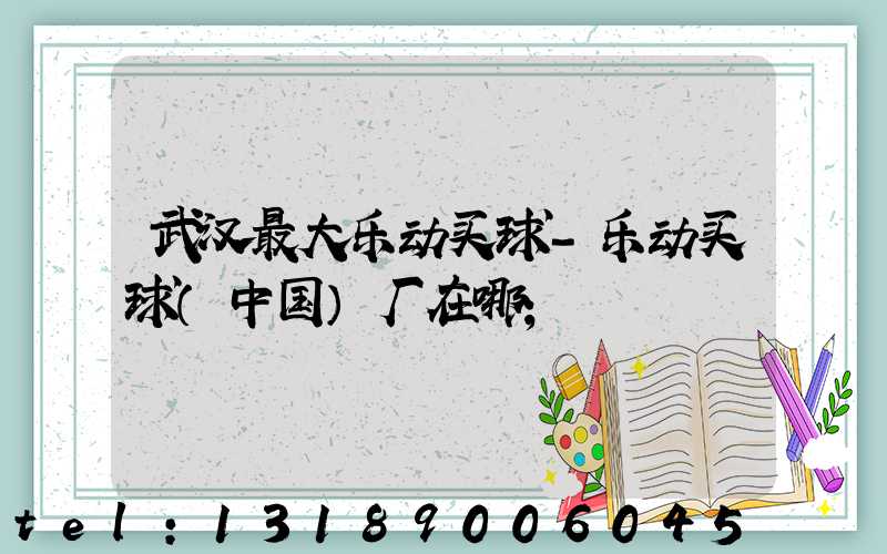 武汉最大乐动买球-乐动买球（中国）厂在哪