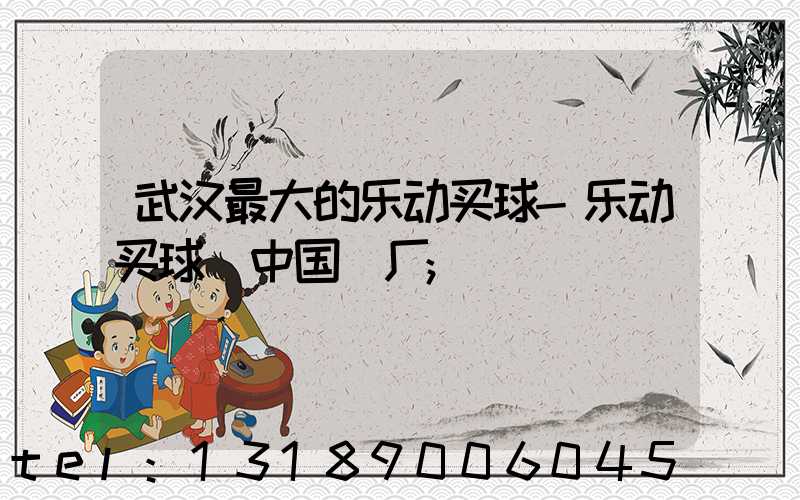 武汉最大的乐动买球-乐动买球（中国）厂