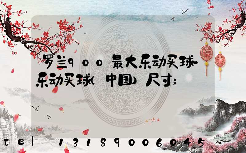 罗兰900最大乐动买球-乐动买球（中国）尺寸