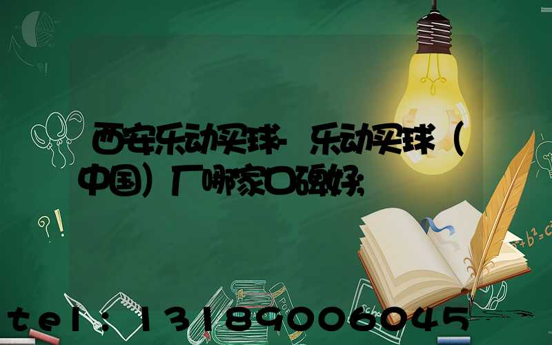 西安乐动买球-乐动买球（中国）厂哪家口碑好