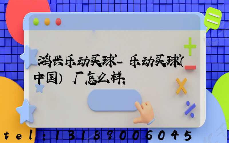 鸿兴乐动买球-乐动买球（中国）厂怎么样